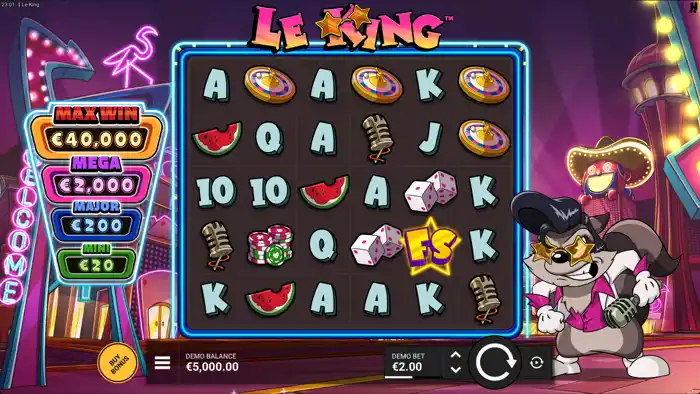 le king slot review - hacksaw slots