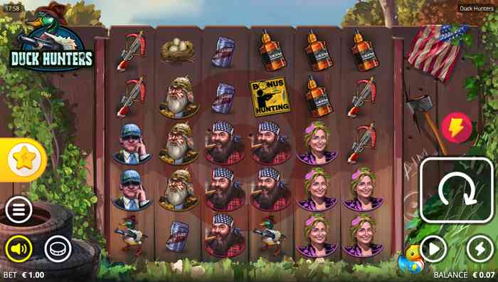 duck hunters slot review - high volatility and max wins